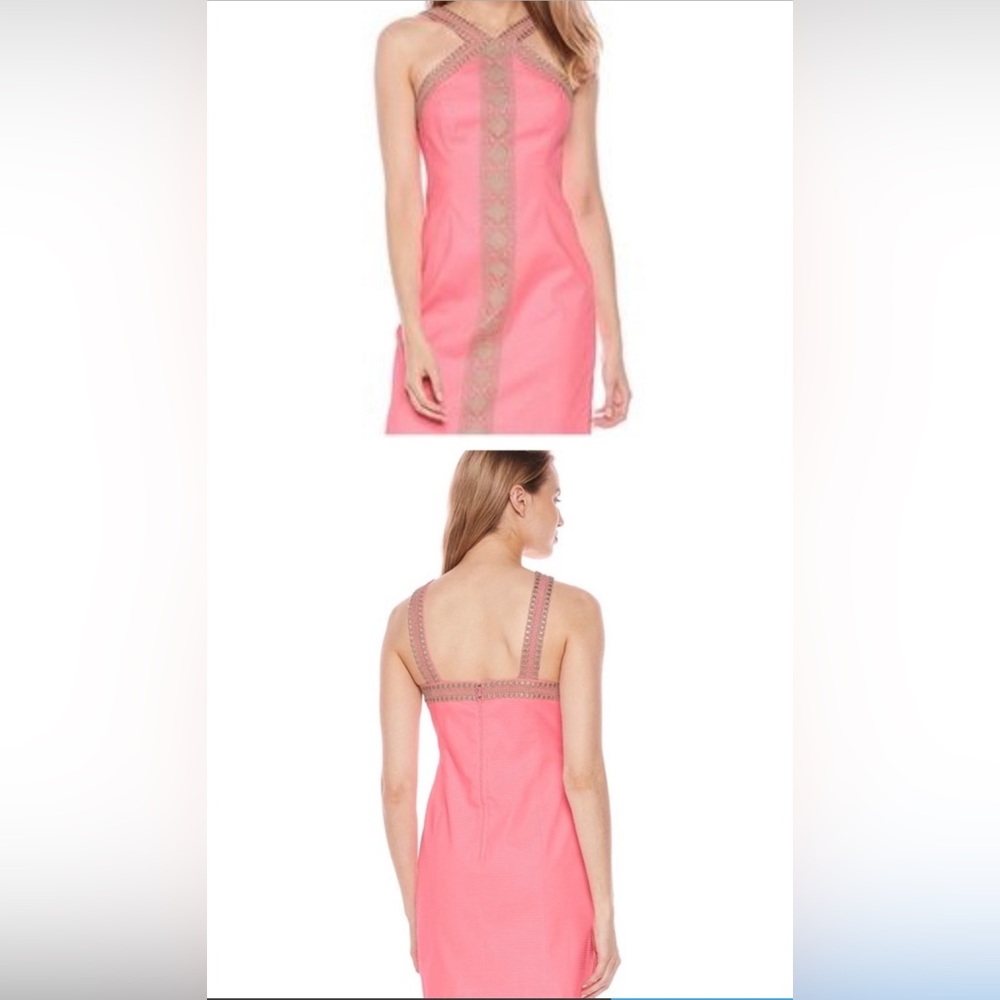 Capri coral vena end shift dress Lilly Pulitzer size 6 euc